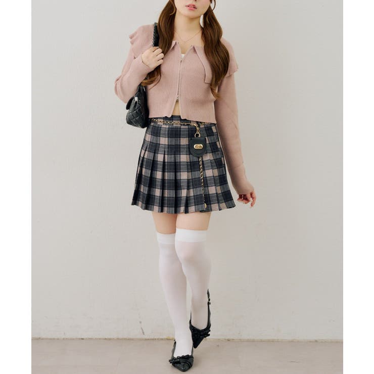 チャーム付プリーツミニスカート | RMAF　NICE CLAUP / OLIVE des OLIVE | 詳細画像49 