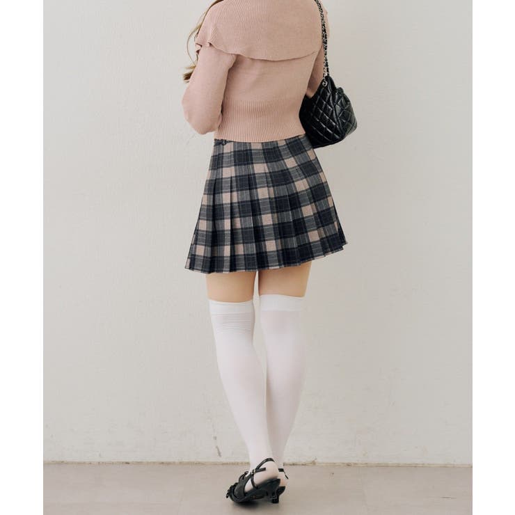 チャーム付プリーツミニスカート | RMAF　NICE CLAUP / OLIVE des OLIVE | 詳細画像50 