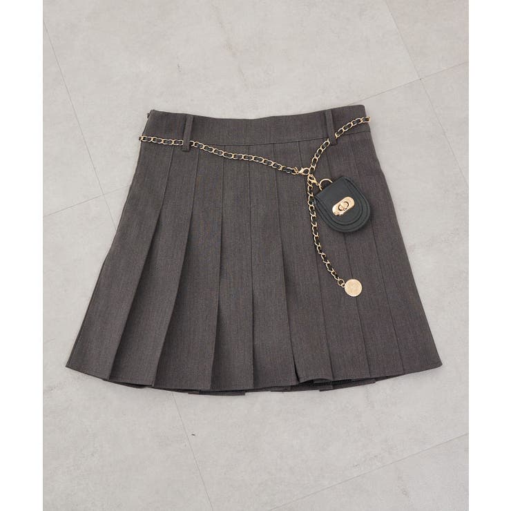 チャーム付プリーツミニスカート | RMAF　NICE CLAUP / OLIVE des OLIVE | 詳細画像60 