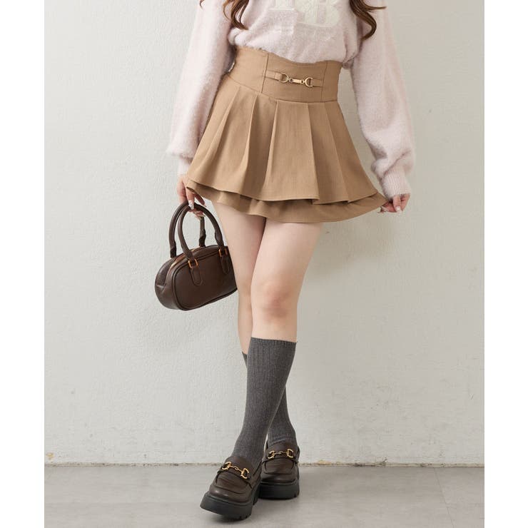 ハイウエストビット付ミニスカート | RMAF　NICE CLAUP / OLIVE des OLIVE | 詳細画像13 
