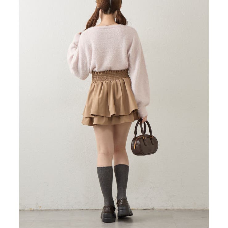 ハイウエストビット付ミニスカート | RMAF　NICE CLAUP / OLIVE des OLIVE | 詳細画像22 