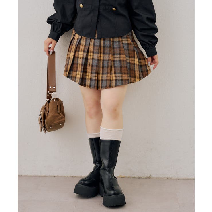 飾り釦付ミニプリーツスカート | RMAF　NICE CLAUP / OLIVE des OLIVE | 詳細画像2 