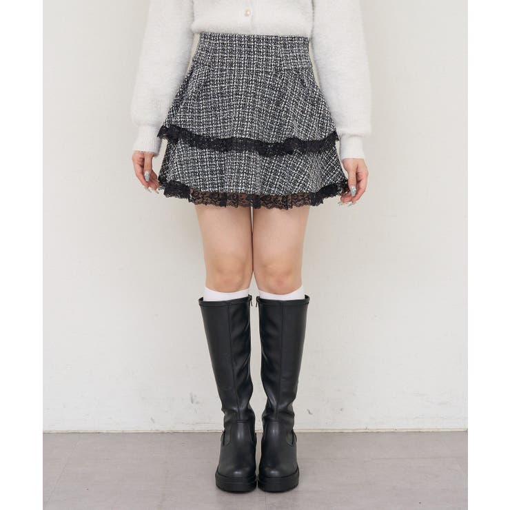 【ツイードコレクション】ティアードミニスカート | RMAF　NICE CLAUP / OLIVE des OLIVE | 詳細画像39 