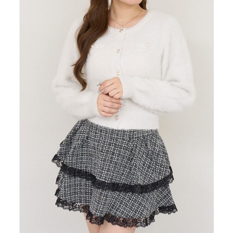 【ツイードコレクション】ティアードミニスカート | RMAF　NICE CLAUP / OLIVE des OLIVE | 詳細画像6 