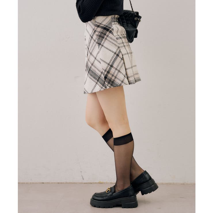 【ツイードコレクション】プリーツミニスカート | RMAF　NICE CLAUP / OLIVE des OLIVE | 詳細画像6 
