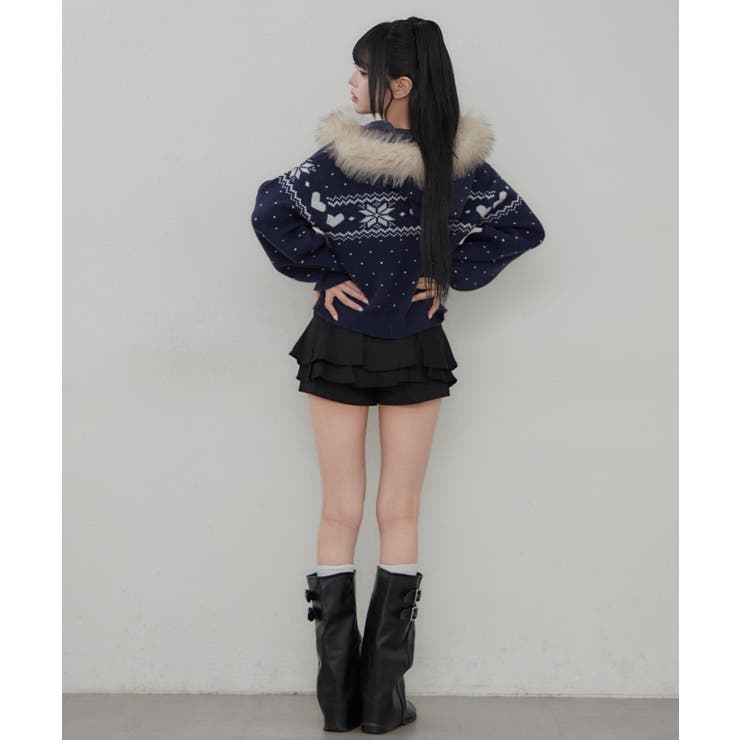 ベルト付ティアードミニスカート | RMAF　NICE CLAUP / OLIVE des OLIVE | 詳細画像36 