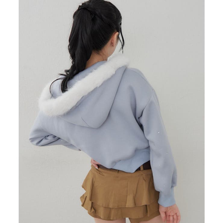 ベルト付ティアードミニスカート | RMAF　NICE CLAUP / OLIVE des OLIVE | 詳細画像44 