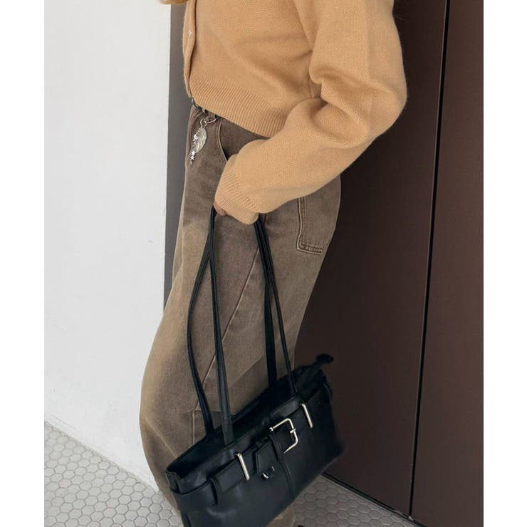 【S/Mサイズ展開】チャーム付バレルレッグデニムパンツ | RMAF　NICE CLAUP / OLIVE des OLIVE | 詳細画像12 