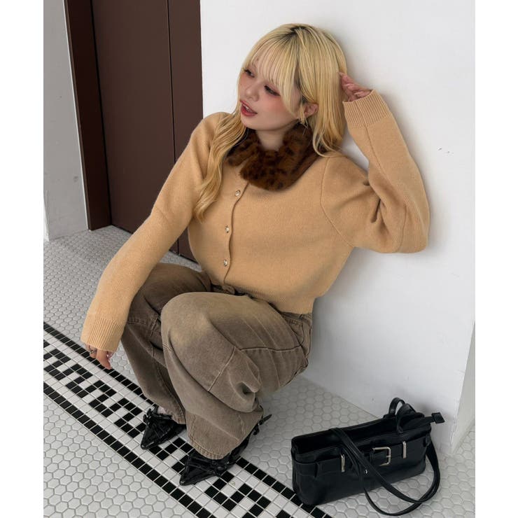 【S/Mサイズ展開】チャーム付バレルレッグデニムパンツ | RMAF　NICE CLAUP / OLIVE des OLIVE | 詳細画像14 