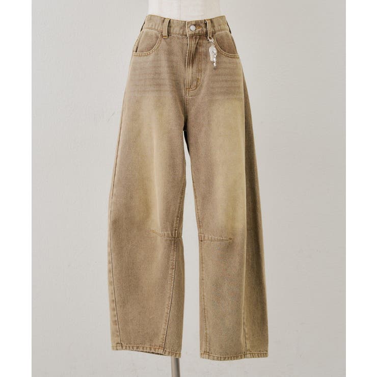 【S/Mサイズ展開】チャーム付バレルレッグデニムパンツ | RMAF　NICE CLAUP / OLIVE des OLIVE | 詳細画像19 