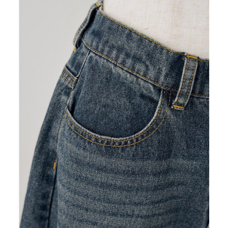 【S/Mサイズ展開】チャーム付バレルレッグデニムパンツ | RMAF　NICE CLAUP / OLIVE des OLIVE | 詳細画像24 