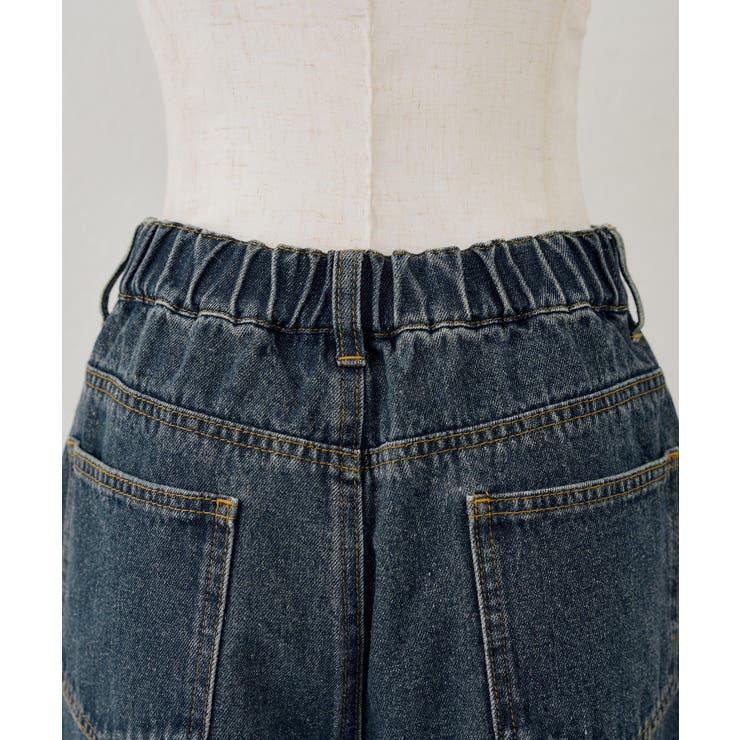 【S/Mサイズ展開】チャーム付バレルレッグデニムパンツ | RMAF　NICE CLAUP / OLIVE des OLIVE | 詳細画像27 