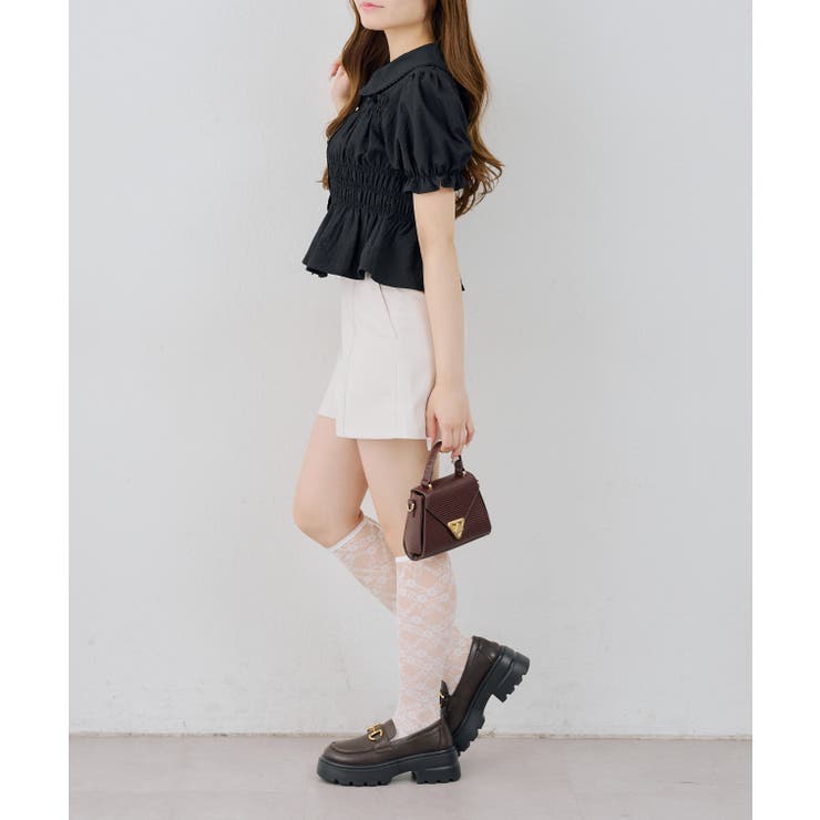 【S/Mサイズ展開】キラキラベーシックショートパンツ | RMAF　NICE CLAUP / OLIVE des OLIVE | 詳細画像7 