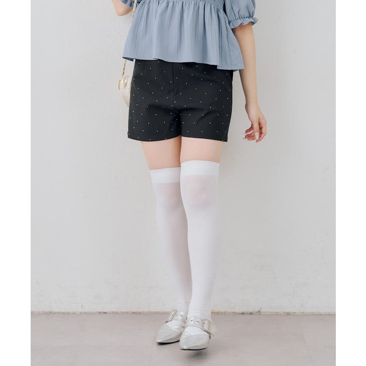 【S/Mサイズ展開】キラキラベーシックショートパンツ | RMAF　NICE CLAUP / OLIVE des OLIVE | 詳細画像9 