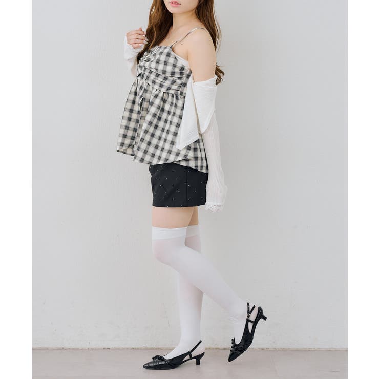 【S/Mサイズ展開】キラキラベーシックショートパンツ | RMAF　NICE CLAUP / OLIVE des OLIVE | 詳細画像17 