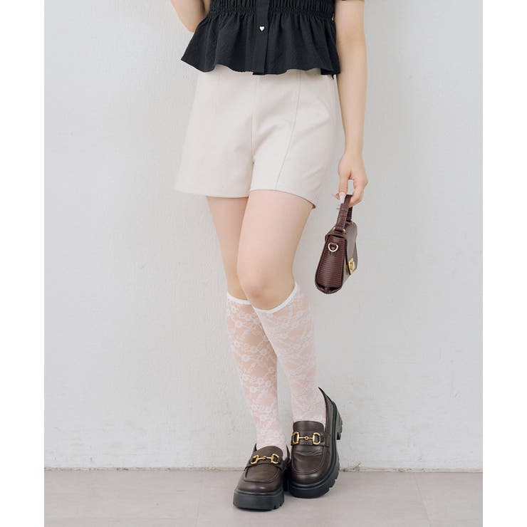 【S/Mサイズ展開】キラキラベーシックショートパンツ | RMAF　NICE CLAUP / OLIVE des OLIVE | 詳細画像3 