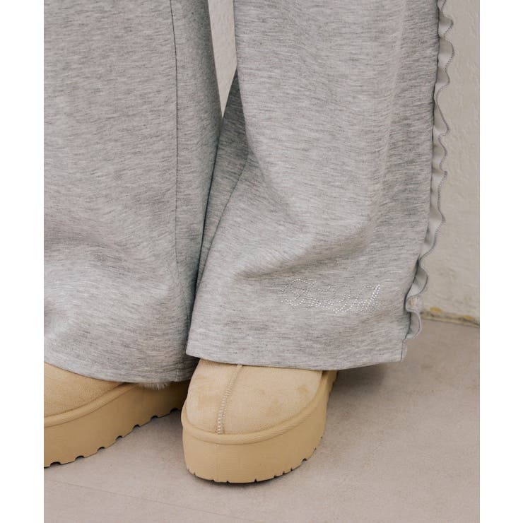 【セットアップ対応】ラインダンボールスウェットパンツ | RMAF　NICE CLAUP / OLIVE des OLIVE | 詳細画像13 