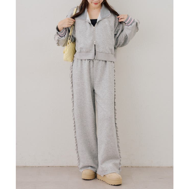 【セットアップ対応】ラインダンボールスウェットパンツ | RMAF　NICE CLAUP / OLIVE des OLIVE | 詳細画像15 