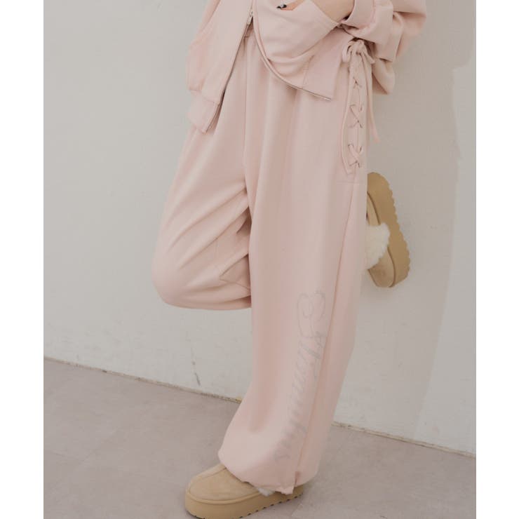 【セットアップ対応】レースアップキラロゴスウェットパンツ | RMAF　NICE CLAUP / OLIVE des OLIVE | 詳細画像13 