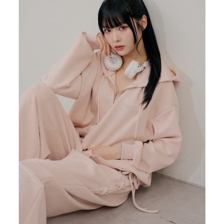 【セットアップ対応】レースアップキラロゴスウェットパンツ | RMAF　NICE CLAUP / OLIVE des OLIVE | 詳細画像19 