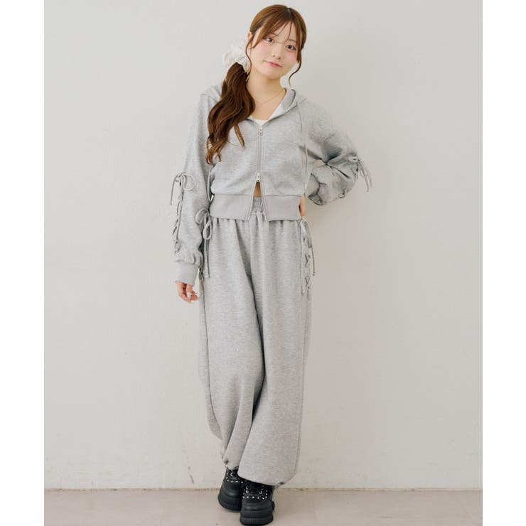 【セットアップ対応】レースアップキラロゴスウェットパンツ | RMAF　NICE CLAUP / OLIVE des OLIVE | 詳細画像28 