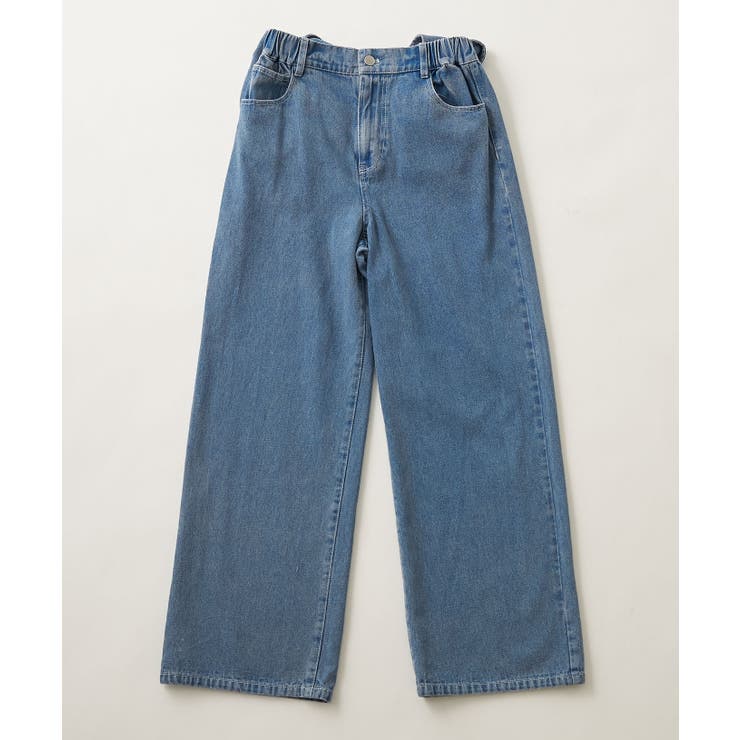 【S/Mサイズ展開】バックリボンストレートデニムパンツ | RMAF　NICE CLAUP / OLIVE des OLIVE | 詳細画像2 