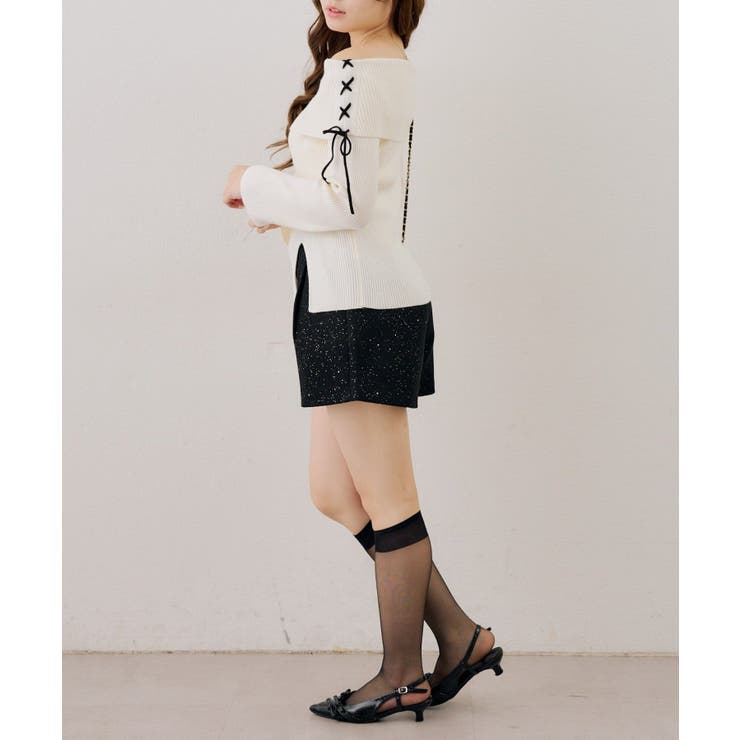 キラキラショートパンツ | RMAF　NICE CLAUP / OLIVE des OLIVE | 詳細画像11 