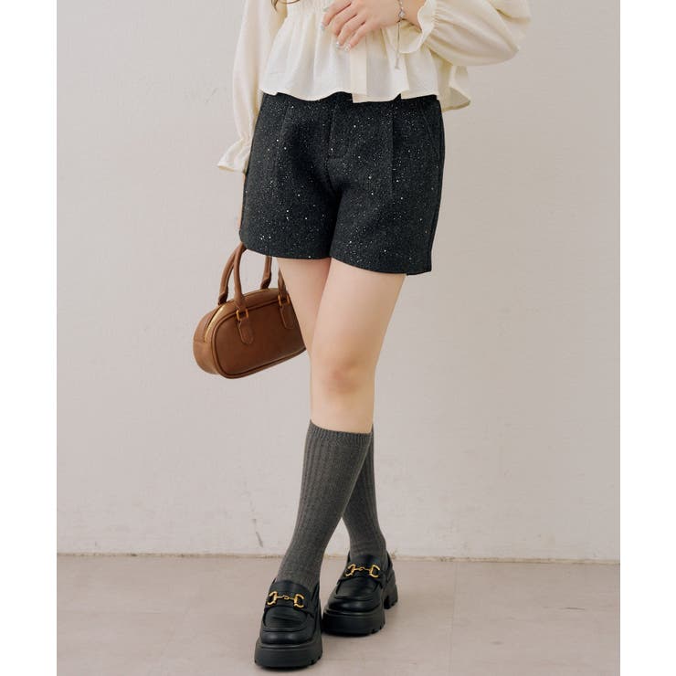 キラキラショートパンツ | RMAF　NICE CLAUP / OLIVE des OLIVE | 詳細画像14 