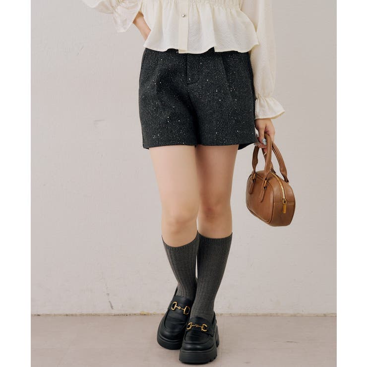キラキラショートパンツ | RMAF　NICE CLAUP / OLIVE des OLIVE | 詳細画像15 