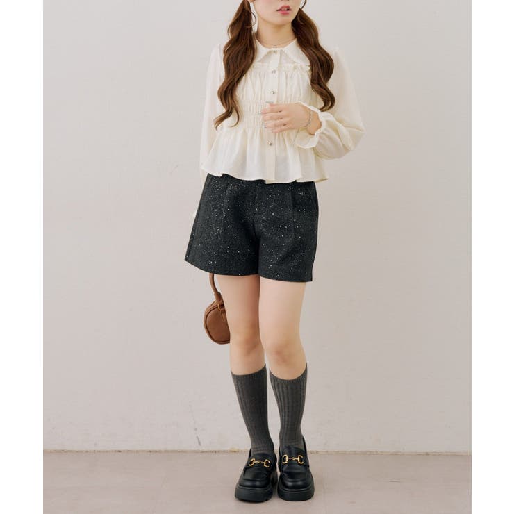 キラキラショートパンツ | RMAF　NICE CLAUP / OLIVE des OLIVE | 詳細画像17 