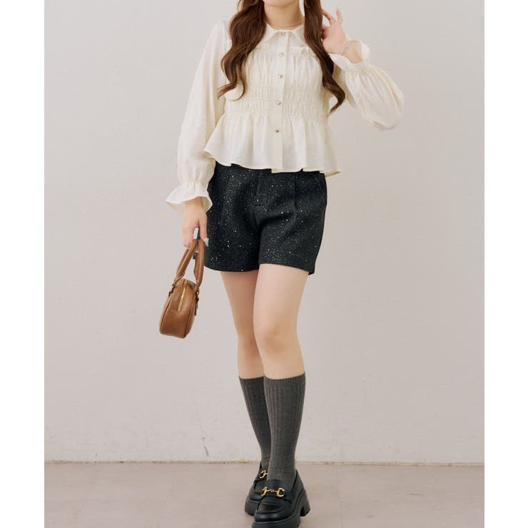 キラキラショートパンツ | RMAF　NICE CLAUP / OLIVE des OLIVE | 詳細画像18 