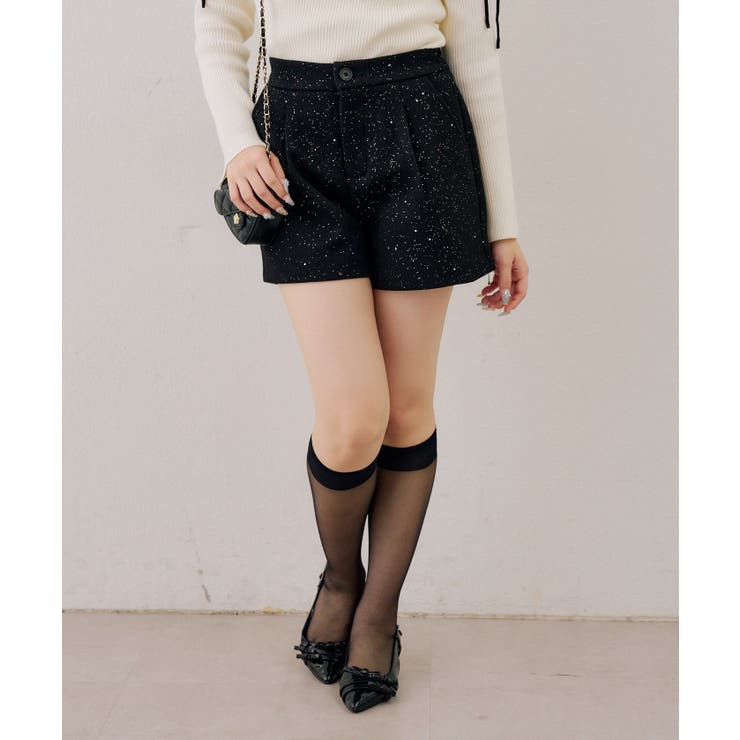 キラキラショートパンツ | RMAF　NICE CLAUP / OLIVE des OLIVE | 詳細画像4 