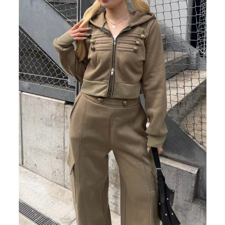 ナポレオン風スウェットパンツ | RMAF　NICE CLAUP / OLIVE des OLIVE | 詳細画像8 