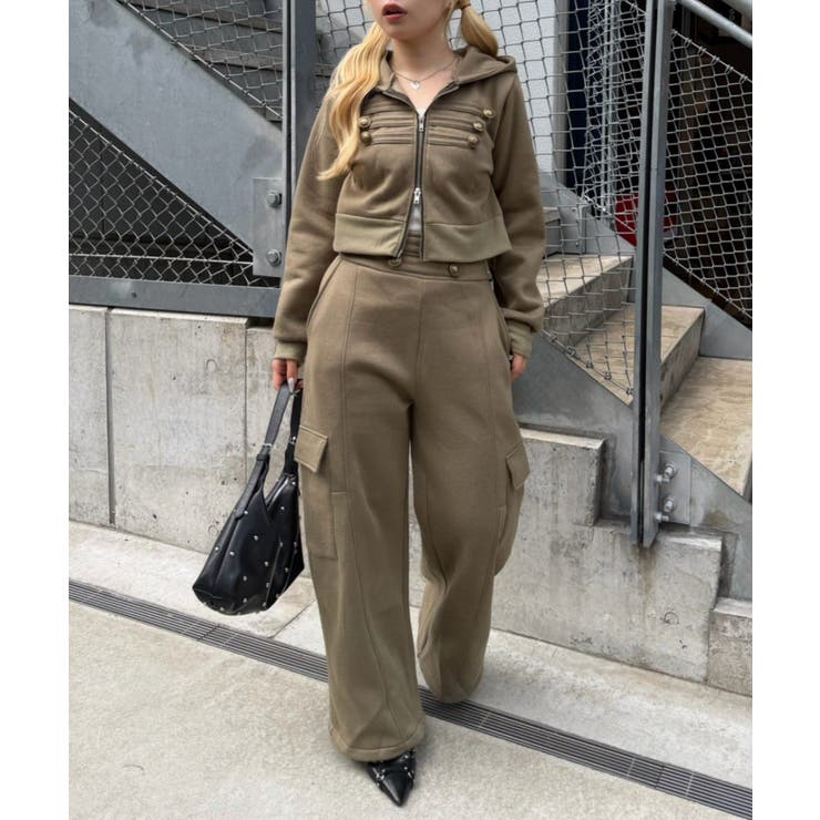 ナポレオン風スウェットパンツ | RMAF　NICE CLAUP / OLIVE des OLIVE | 詳細画像11 
