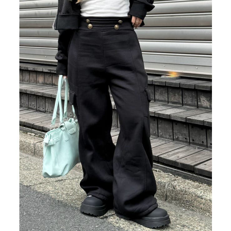 ナポレオン風スウェットパンツ | RMAF　NICE CLAUP / OLIVE des OLIVE | 詳細画像12 