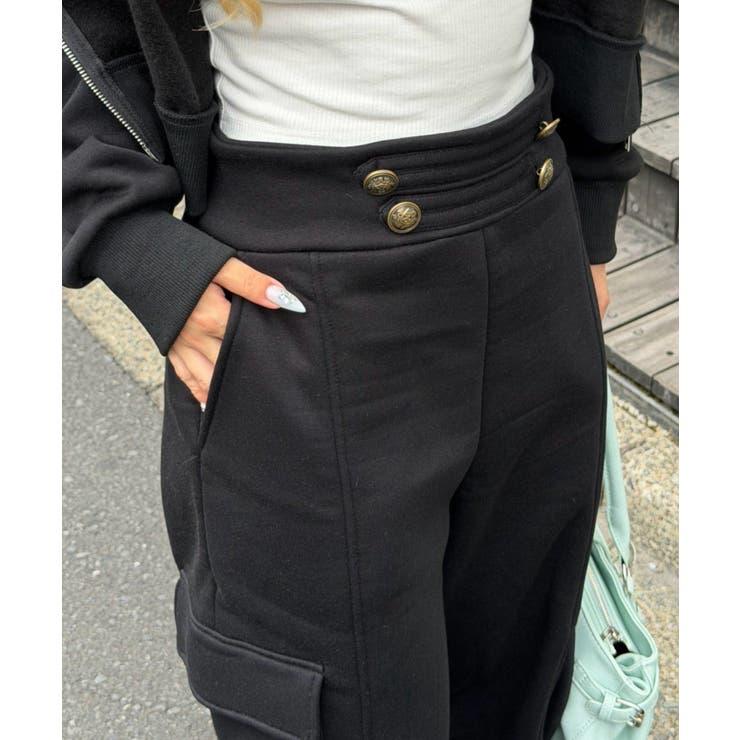ナポレオン風スウェットパンツ | RMAF　NICE CLAUP / OLIVE des OLIVE | 詳細画像15 