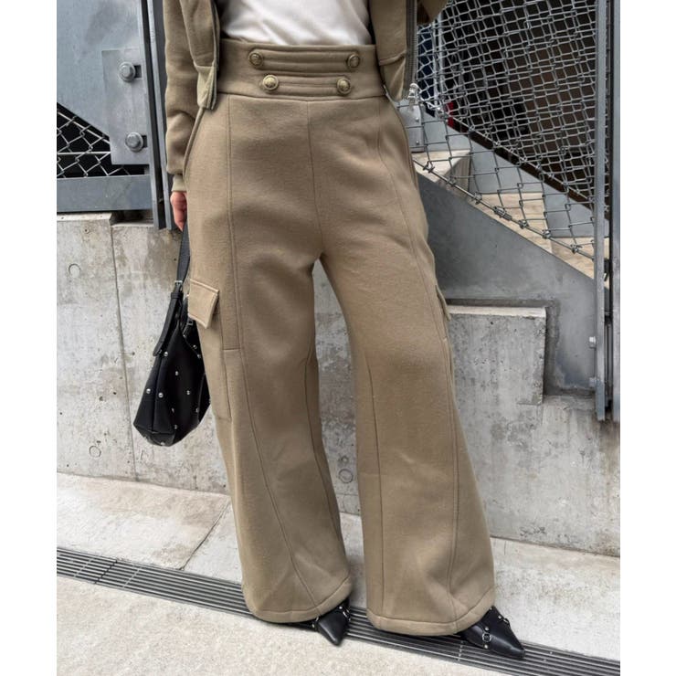 ナポレオン風スウェットパンツ | RMAF　NICE CLAUP / OLIVE des OLIVE | 詳細画像2 
