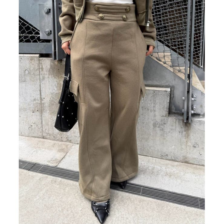 ナポレオン風スウェットパンツ | RMAF　NICE CLAUP / OLIVE des OLIVE | 詳細画像3 
