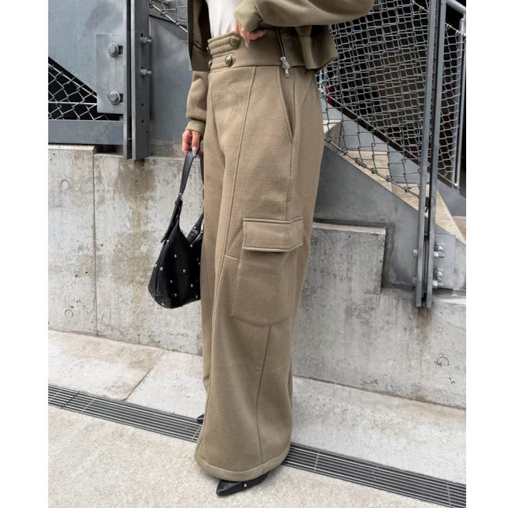 ナポレオン風スウェットパンツ | RMAF　NICE CLAUP / OLIVE des OLIVE | 詳細画像4 