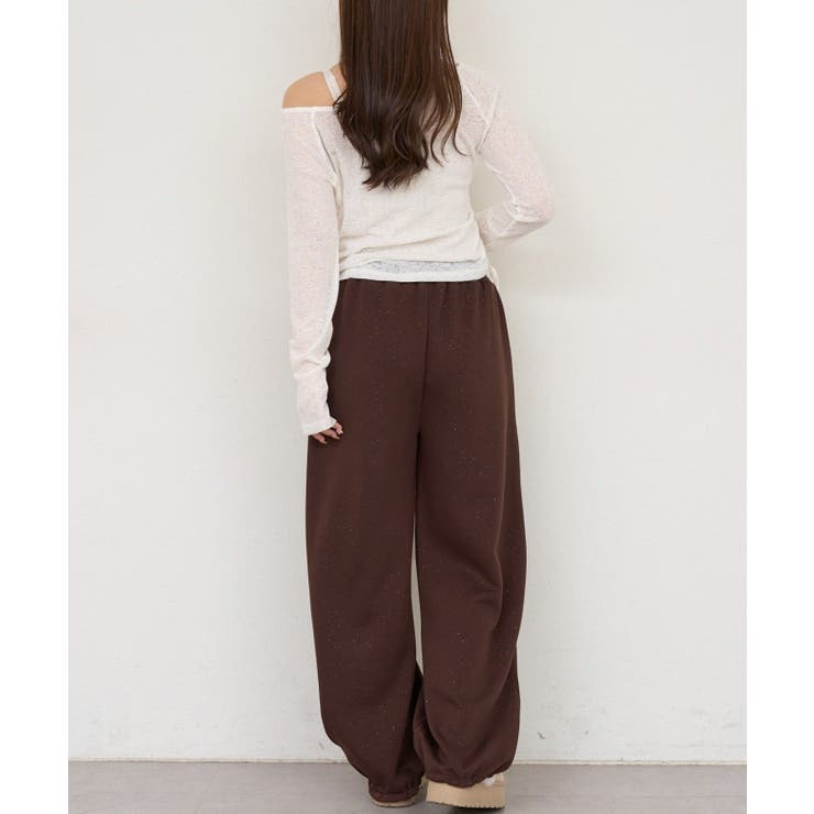 キラキラなキラキラロゴスウェットパンツ | RMAF　NICE CLAUP / OLIVE des OLIVE | 詳細画像37 