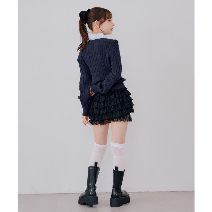 レースフリルショートパンツ | RMAF　NICE CLAUP / OLIVE des OLIVE | 詳細画像19 