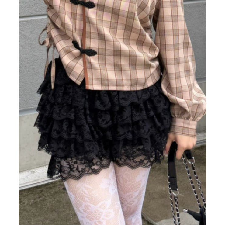 レースフリルショートパンツ[品番：OLOW0019677]｜RMAF NICE CLAUP