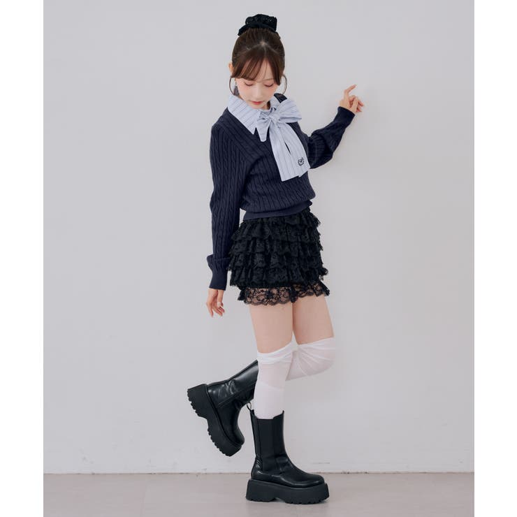 レースフリルショートパンツ | RMAF　NICE CLAUP / OLIVE des OLIVE | 詳細画像17 
