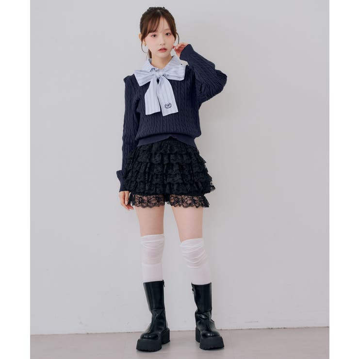 レースフリルショートパンツ | RMAF　NICE CLAUP / OLIVE des OLIVE | 詳細画像15 