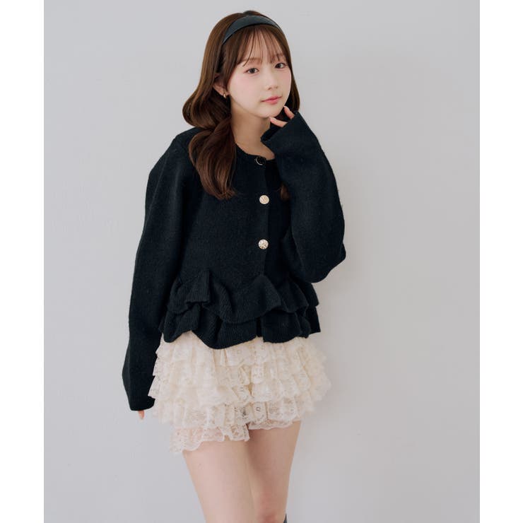 レースフリルショートパンツ | RMAF　NICE CLAUP / OLIVE des OLIVE | 詳細画像2 