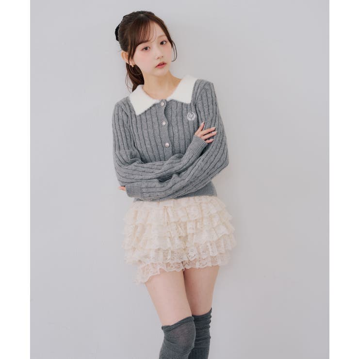 レースフリルショートパンツ | RMAF　NICE CLAUP / OLIVE des OLIVE | 詳細画像29 