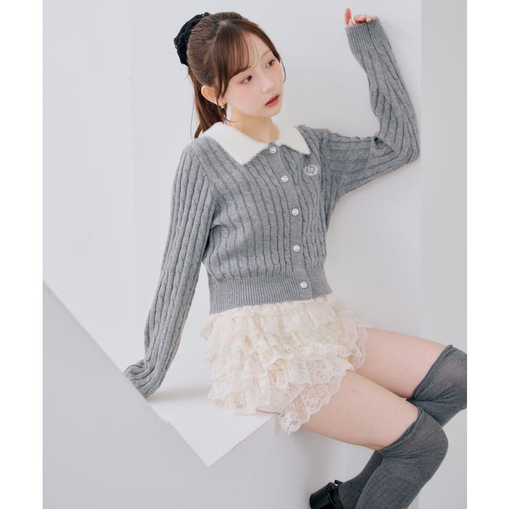 レースフリルショートパンツ | RMAF　NICE CLAUP / OLIVE des OLIVE | 詳細画像25 