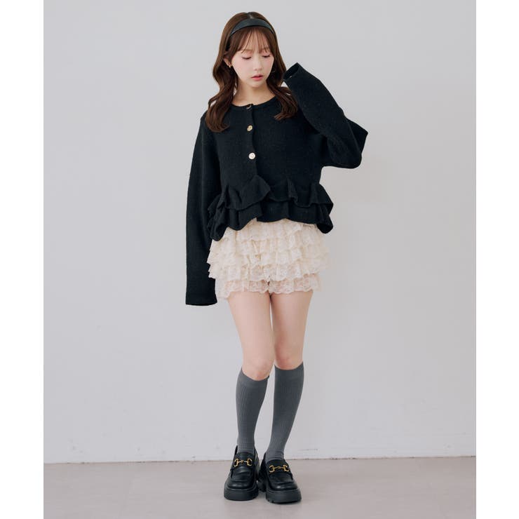 レースフリルショートパンツ | RMAF　NICE CLAUP / OLIVE des OLIVE | 詳細画像7 