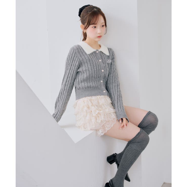 レースフリルショートパンツ | RMAF　NICE CLAUP / OLIVE des OLIVE | 詳細画像26 