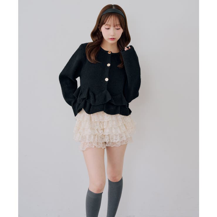 レースフリルショートパンツ | RMAF　NICE CLAUP / OLIVE des OLIVE | 詳細画像6 